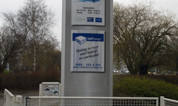 Zuil 4mtr verlicht