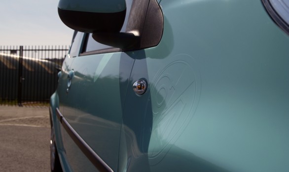 Carwrap mintgroen watermerk