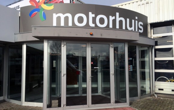 Gevelreclame Motorhuis