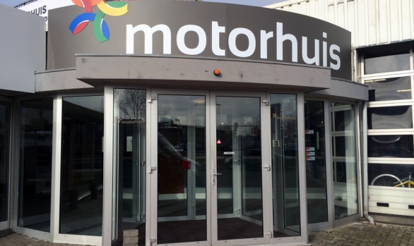 Gevelreclame Motorhuis