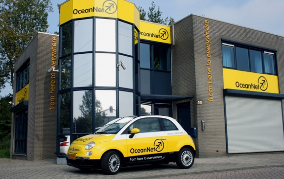 Gevelreclame + Autobelettering OceanNet