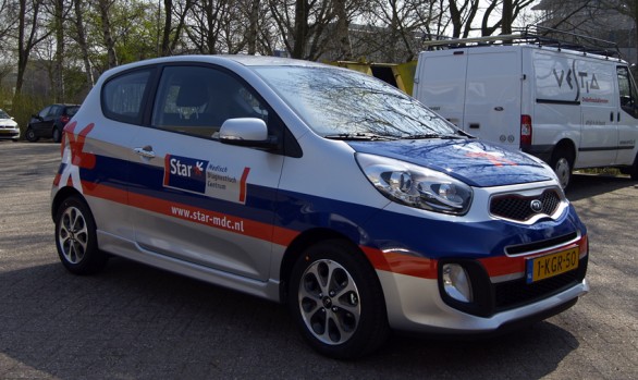 Autobelettering Kia Picanto