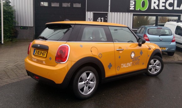 Autobelettering Mini Cooper