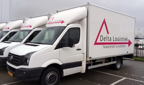 Autobelettering Delta Logistiek