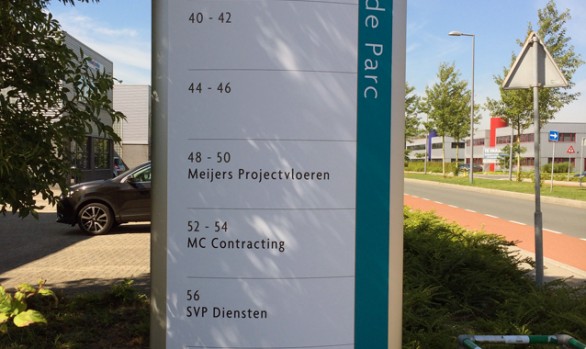 Zuil onverlicht