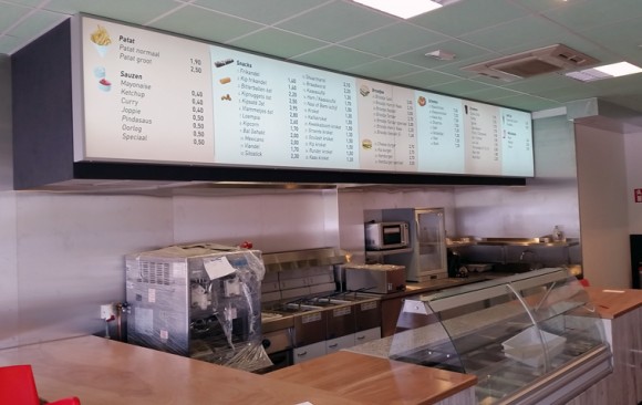 Lichtbak Snackbar Oss