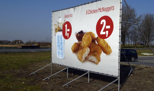 Vrijstaand frame Mc Donald's