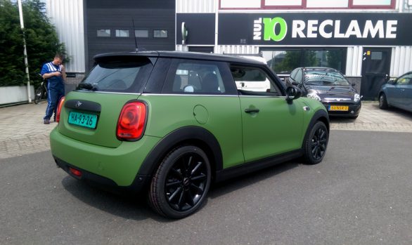 Carwrap mat groen