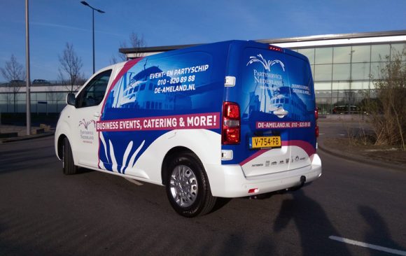 Partyservice Nederland autobelettering