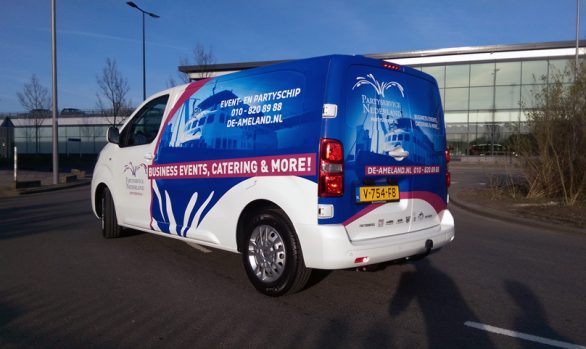 Partyservice Nederland autobelettering