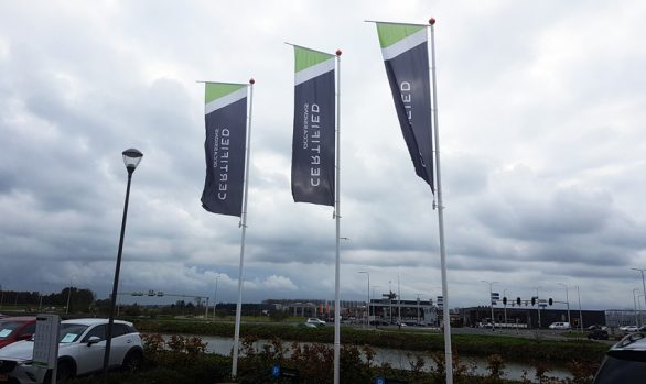 Banier vlag Mulder Mazda
