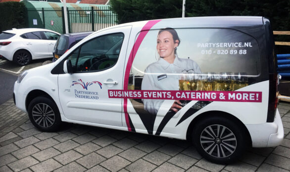 Partyservice Nederland autobelettering