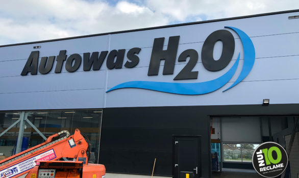 Autowas H2O Zoetermeer onverlichte doosletters