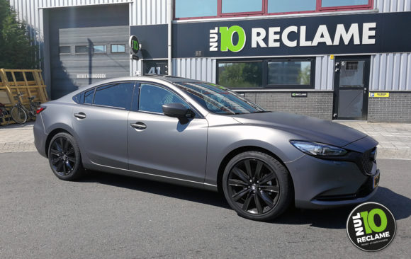 Mulder Mazda 6 carwrap (matt metallic grey)