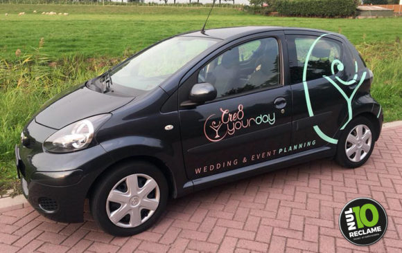 Cre8yourday autobelettering Toyota Aygo