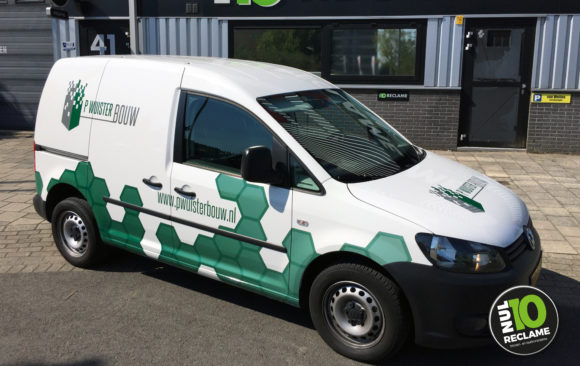 P Wuister Bouw autobelettering VW Caddy