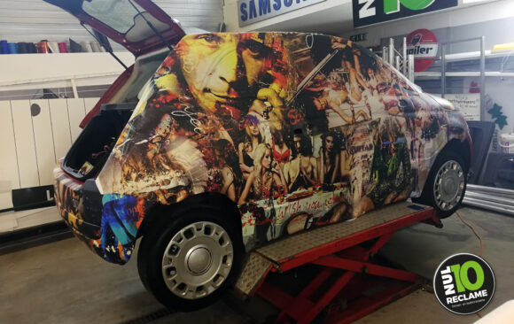 JacksArt / ArtShopRotterdam carwrap fullcolour (Fiat 500)