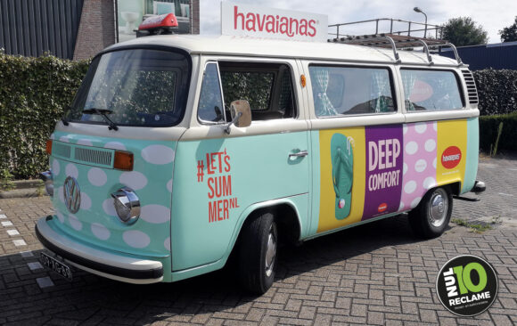 Havaianas/Creative Avenue autobelettering (Volkswagen Oldtimer)