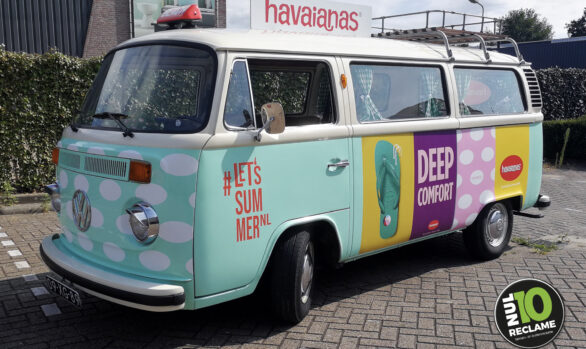 Havaianas/Creative Avenue autobelettering (Volkswagen Oldtimer)
