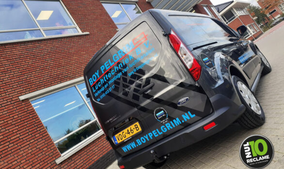 Boy Pelgrim Luchttechniek Rotterdam - autobelettering