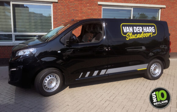 van der Harg stucadoors - Autobelettering (Peugeot Expert)