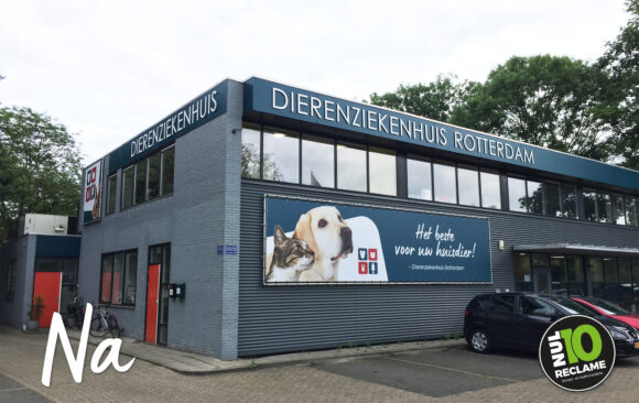 Dierenziekenhuis Rotterdam - Totale gevelreclame