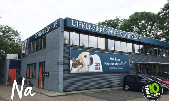 Dierenziekenhuis Rotterdam - Totale gevelreclame