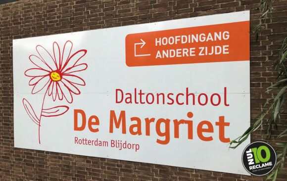 Daltonschool de Margriet - Reclamebord