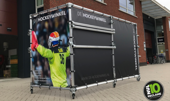 De Hockeywinkel - Mobiele spandoekframe