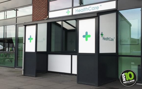 HealthCare NL -Raambelettering