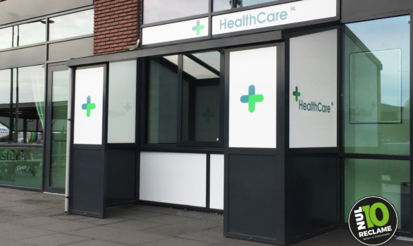 HealthCare NL -Raambelettering