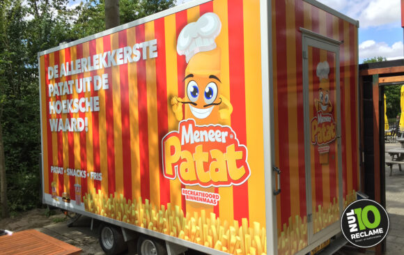 Meneer Patat - Voertuigbelettering / Foodtruck