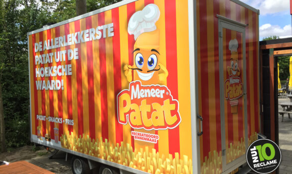 Meneer Patat - Voertuigbelettering / Foodtruck
