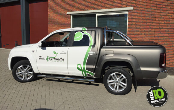 Tuin & Veranda - Autobelettering (Volkswagen Amarok)