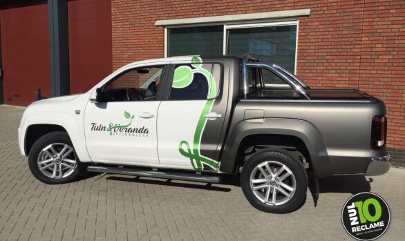 Tuin & Veranda - Autobelettering (Volkswagen Amarok)