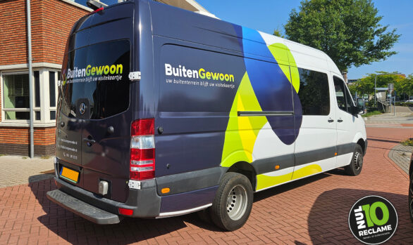 BuitenGewoon - Autobelettering (MercedesBenz Sprinter)