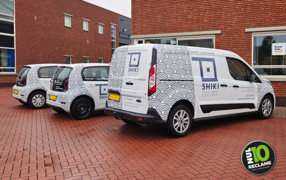 Shiki Sushi - Autobelettering / Carwrap (Ford Transit Connect / Volkswagen UP)