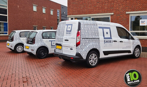 Shiki Sushi - Autobelettering / Carwrap (Ford Transit Connect / Volkswagen UP)