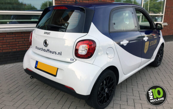 Stuur Chauffeurs - Autobelettering (Smart ForFour)